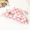 1/4Pcs Women Hair Claws Strong Fixation Plaid Pattern Design Hair Clips Versatile Lattice Hair Accessories