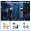 2.2*2.8cm White/Warm Light Model ABS Metal Material Sand Table Chandelier New Dollhouse Wall Lamp