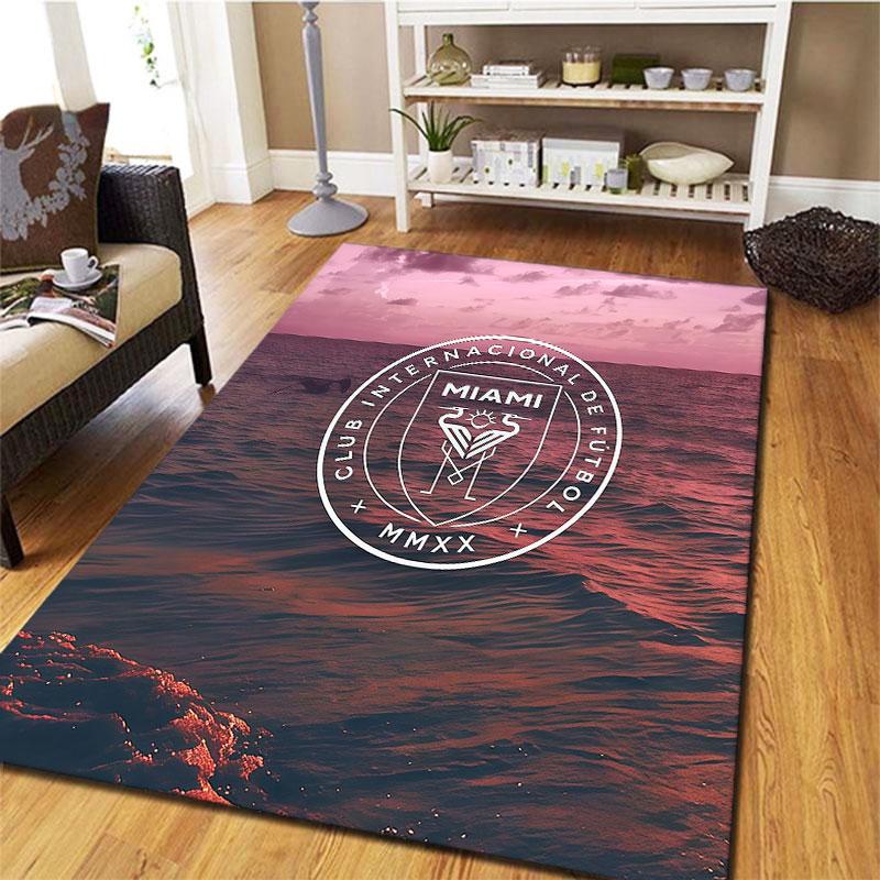 Inter Miami CF Carpet Rug for Living Room Bedroom Home Sofa Decoration,Kids play Non-slip Floor Mat