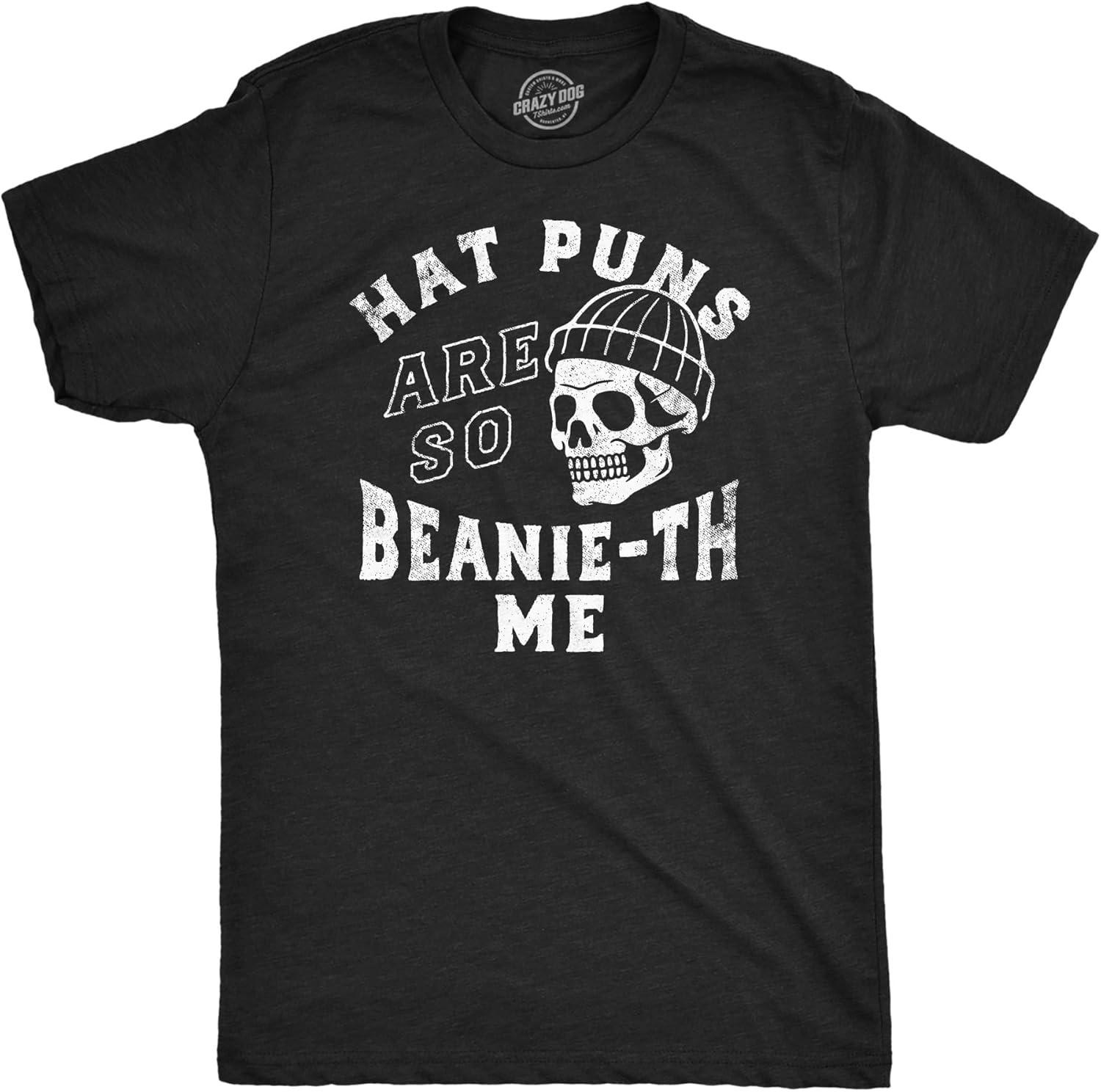 Смешные футболки для мужчин Шляпа Каламбуры Так Бинни-т Мне Саркастическая Новинка Шутка Графическая Футболка для Мужчин S