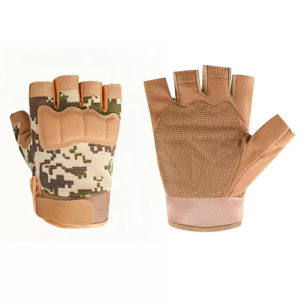 Tactical Full & Half Finger Non-Slip Gloves for Men & Women - All-Season Wear, Cycling, Sports, Fishing, Wear-Resistant & Protective