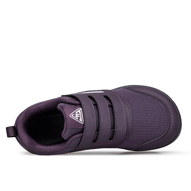 Breathable Wide-Width Fly-Knit Walking Shoes for Elderly Women