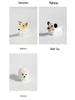 Teddy, Corgi, Shiba Inu, and Pomeranian Glass Animal Ornaments