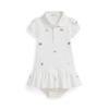 Baby Girls Cotton Polo Dress And Bloomer  Cwpodrsf3d20746100 