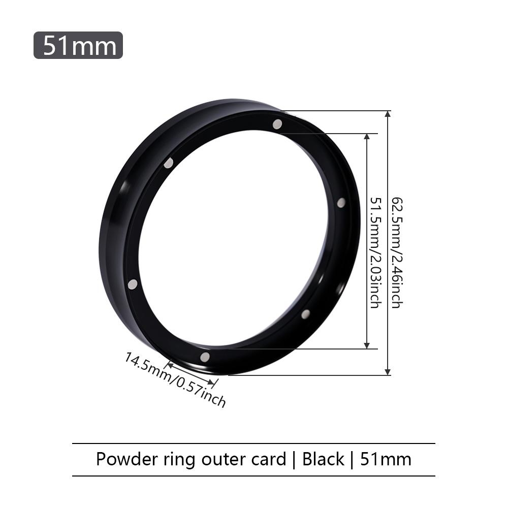 

Кольцо для дозирования эспрессо-кофе, замена, дозирование для воронки Delonghi, алюминиевое, с 6 магнитами, подходит для портафильтров 51/54/58/58,5 мм