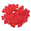 100Pcs Wooden Hearts Blank Glossy Surface Durable Eco Friendly Wide Application Wooden Tags for DIY Gifts Craft