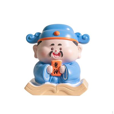 Chińska Figurka Boga Dekoracja Stołu Przenośny Element Centralny Statuetka Dekoracyjna Ornament Feng Shui