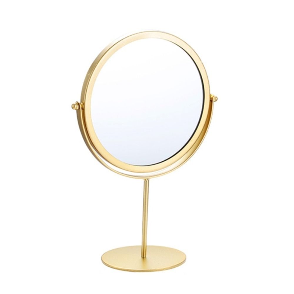 European-style Metal Makeup Mirror High-definition Dormitory Beauty Mirror  Household