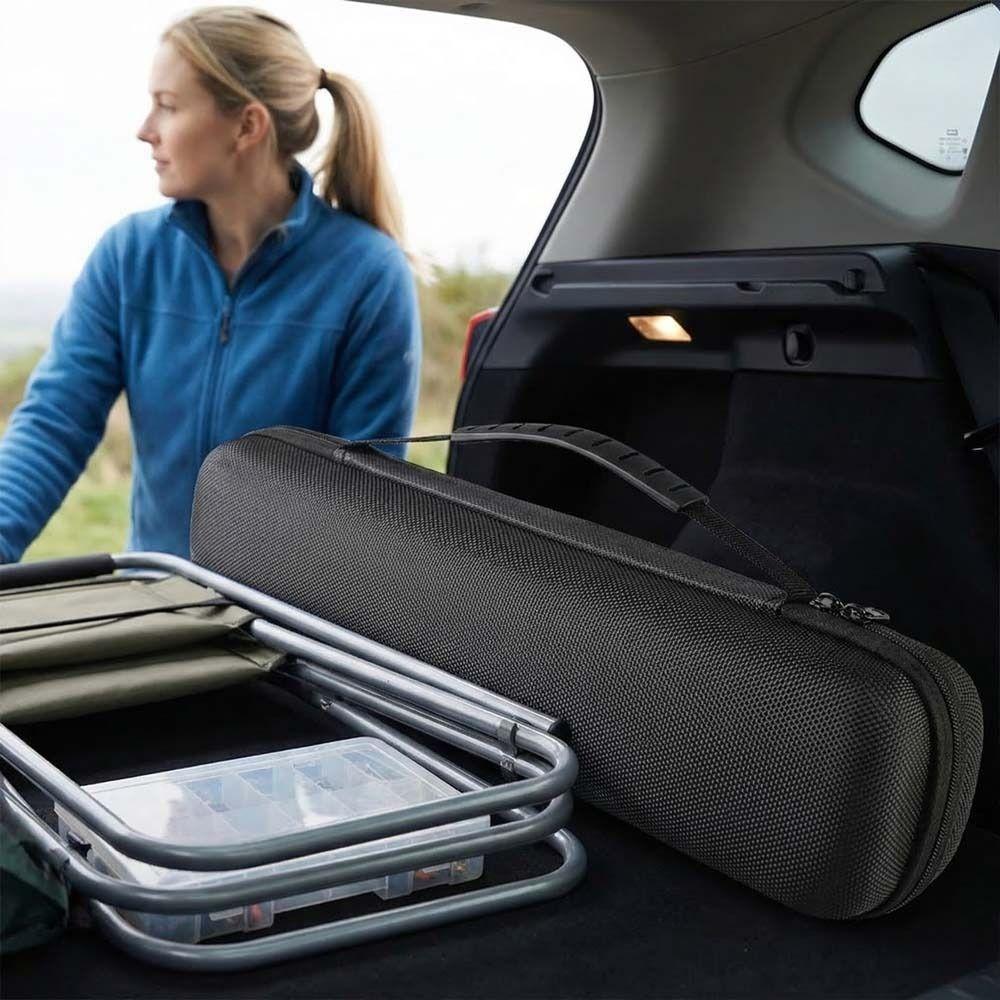 Anti Shock Fishing Tackle Bag Hard Shell Carry Bag for Rod Fishing Rod Bag  Tackle Bag