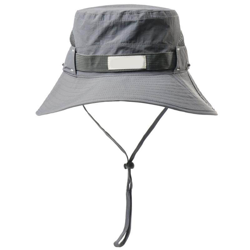 Breathable Fisherman Hat with Sun Protections Foldable Bucket Hat for Hiking and Camping Outdoor Activity Headwear