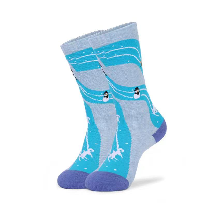 Unisex Quick-Dry Wool Ski Socks for Children and Adults - Warm, Long, and Ideal for Outdoor Sports