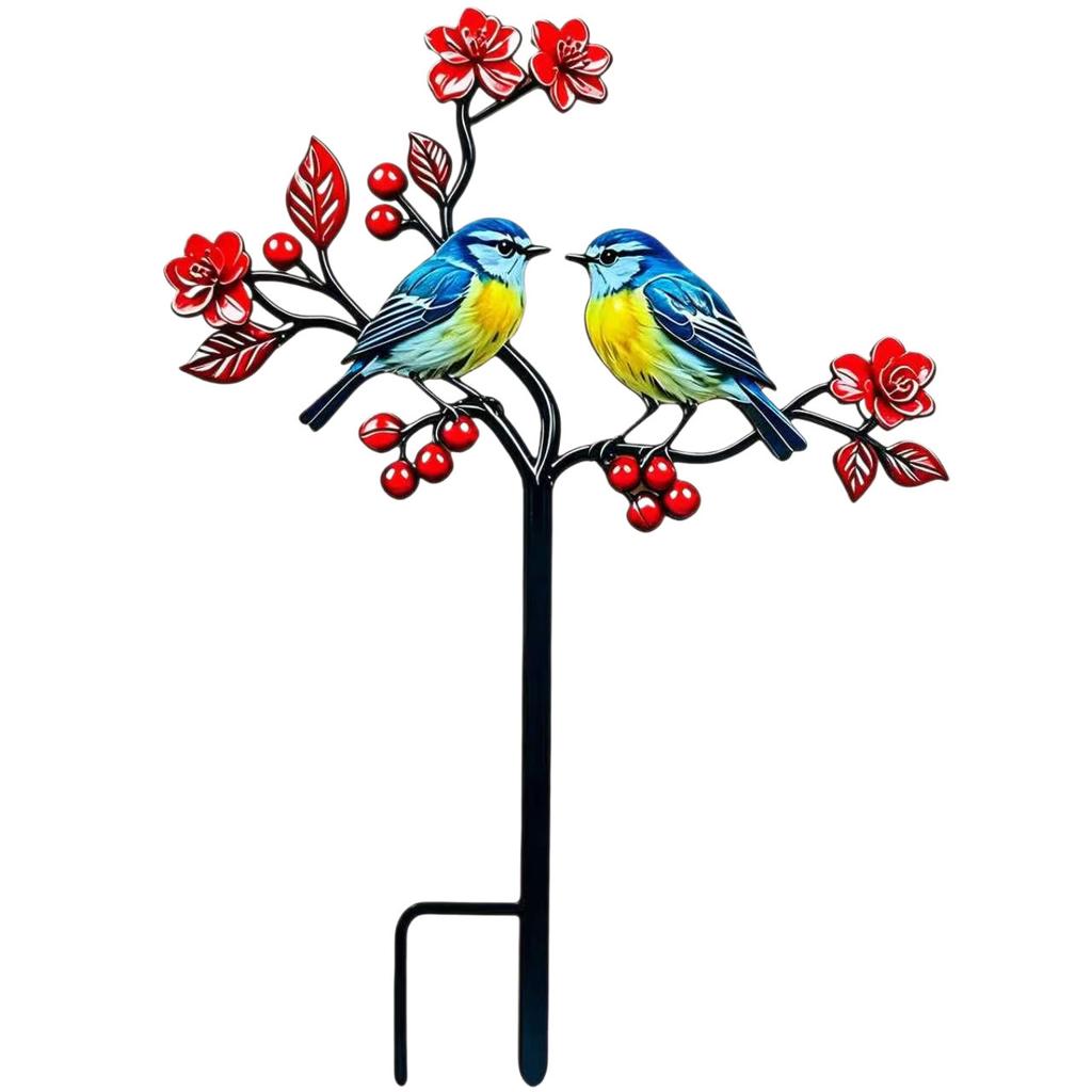 Dekorativer Vogel-Erdspieß für Garten, Hof und Terrasse