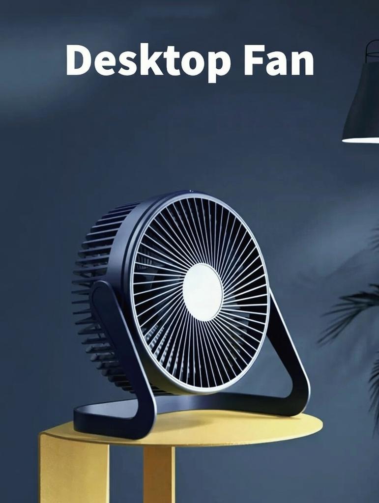Mini Portable USB Desk Fan | Quiet Table Fan Strong Breeze up to 4m² | Safety Protective Guard for Home Office Women's Day Gift