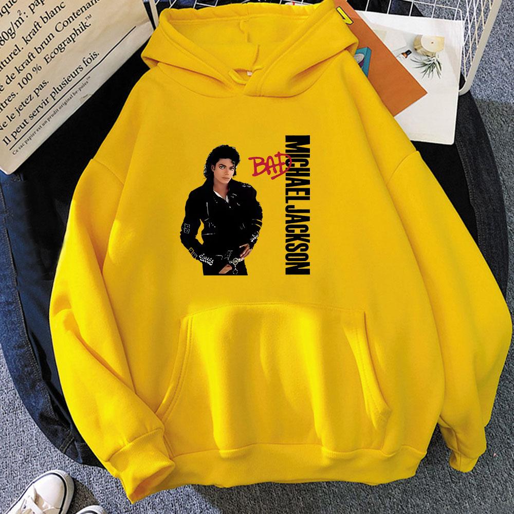 Michael Jackson Grafik-Hoodies Langärmlige Mode-Sweatshirts für Jungen/Mädchen Unisex Grafikdruck Moletom Neue Pullover