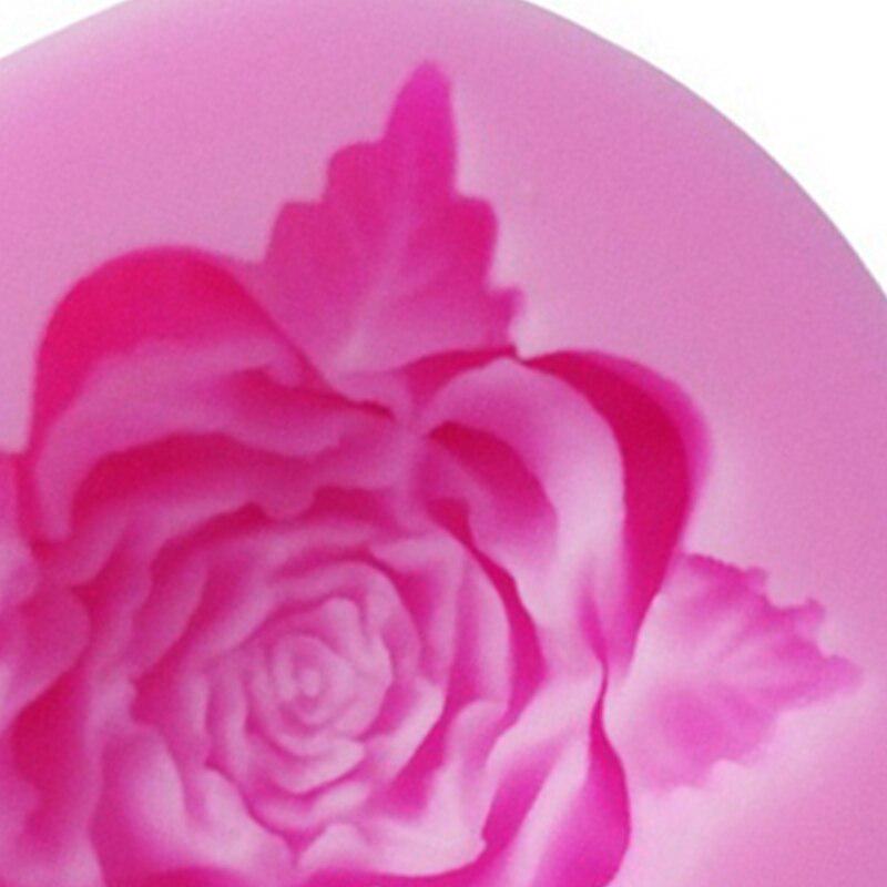 MIT Rose Leaf Shaped Silicone Mold 2017 Cake Decoration Fondant Cake 3D Food Grade Silicone Mould