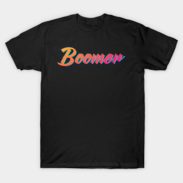 

Men Black Print T-shirt Boomer No-Cut Transfer Paper Print Cotton Tshirt 4XL чорний
