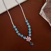 Super Flash Zircon Flower Water Drop Long Earrings Temperament Light Luxury Sweet Set Earrings