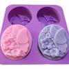 1 Set Of Butterfly Flower Silicone Molds Handmade Soap Molds Suitable Home Kitchen Kids Brithday Beautiful Purple Cake Molds