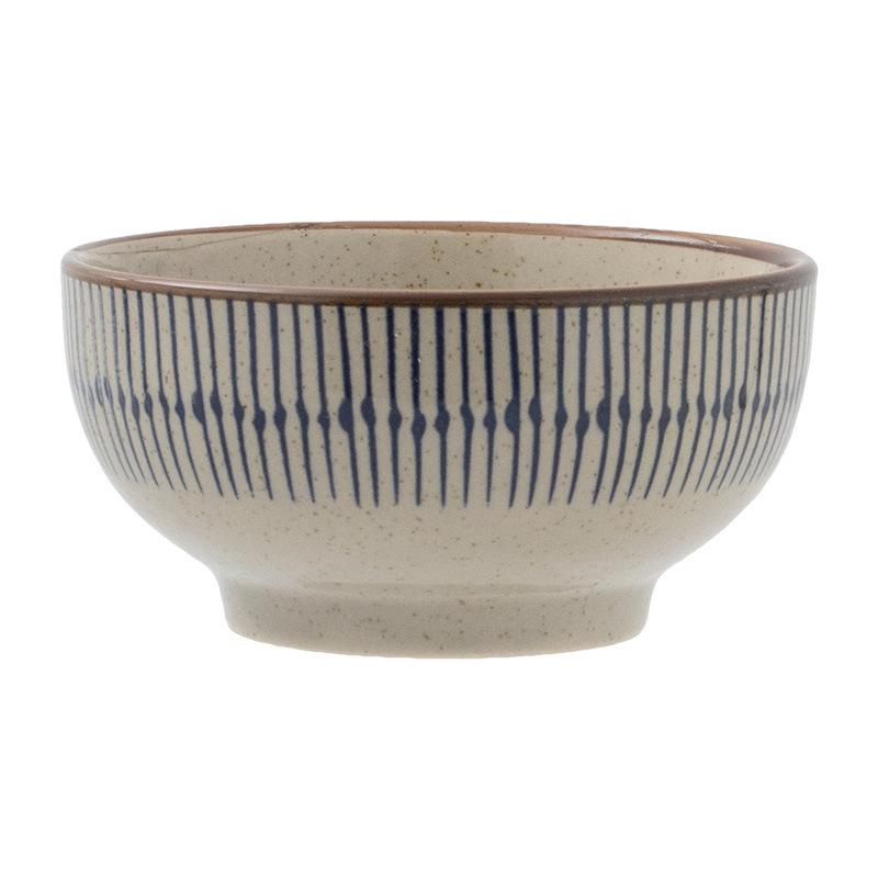 Japanese Plate Ceramic Plate Commercial Catering Plate Creative Striped Disc Square Plate Binaural Plate