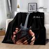 B.C.rich Guitar Logo Printed Blanket Flange Blanket Soft and Comfortable Blanket Warm Blanket Blankets for Beds Birthday Gift