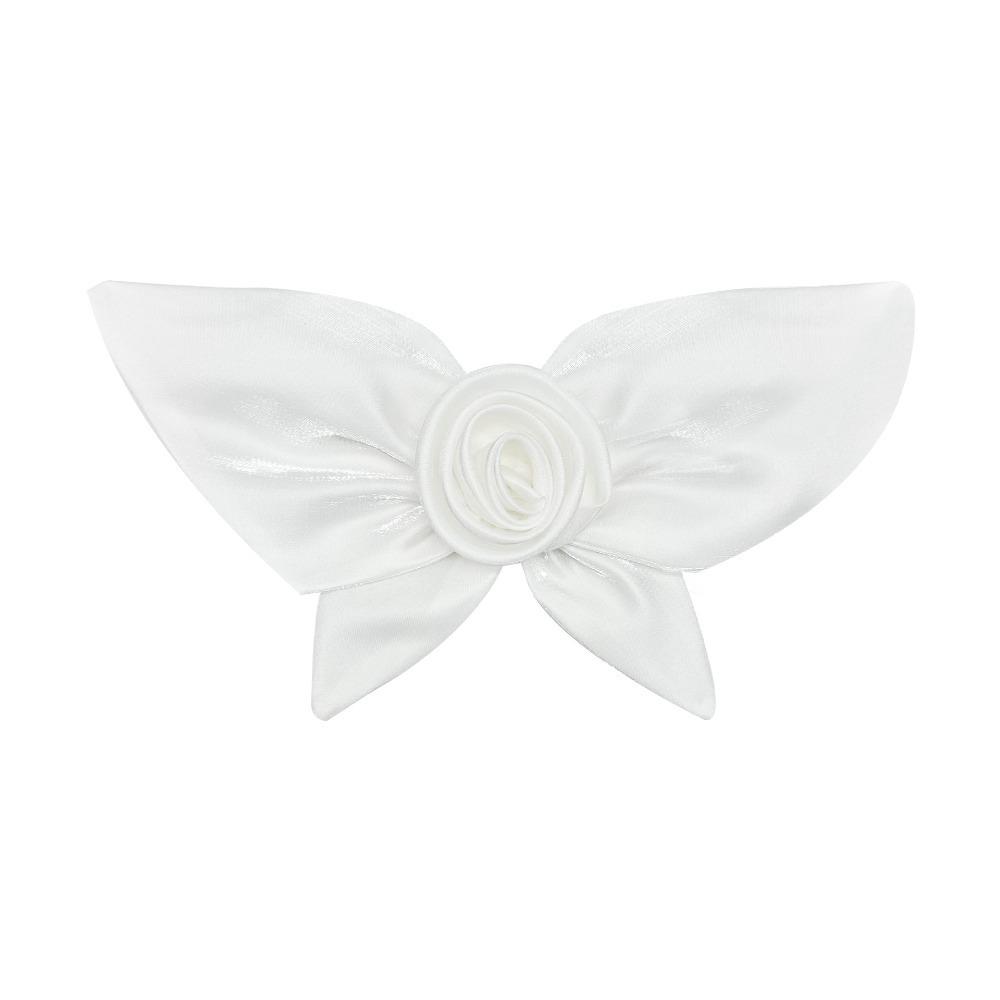 3D Organza Fabric Artificial Rose Flowers Patch Chest Flower 27CM Wedding Dress Neck Decoration DIY Sewing Applique