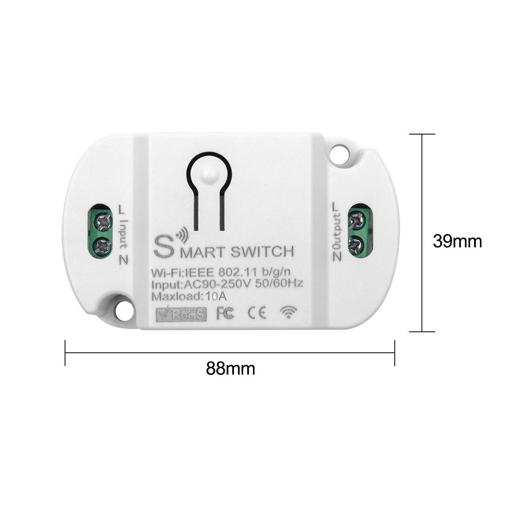 Comutator Inteligent Wifi WLAN pentru Alexa Amazon/Google Home Control APP 2200W