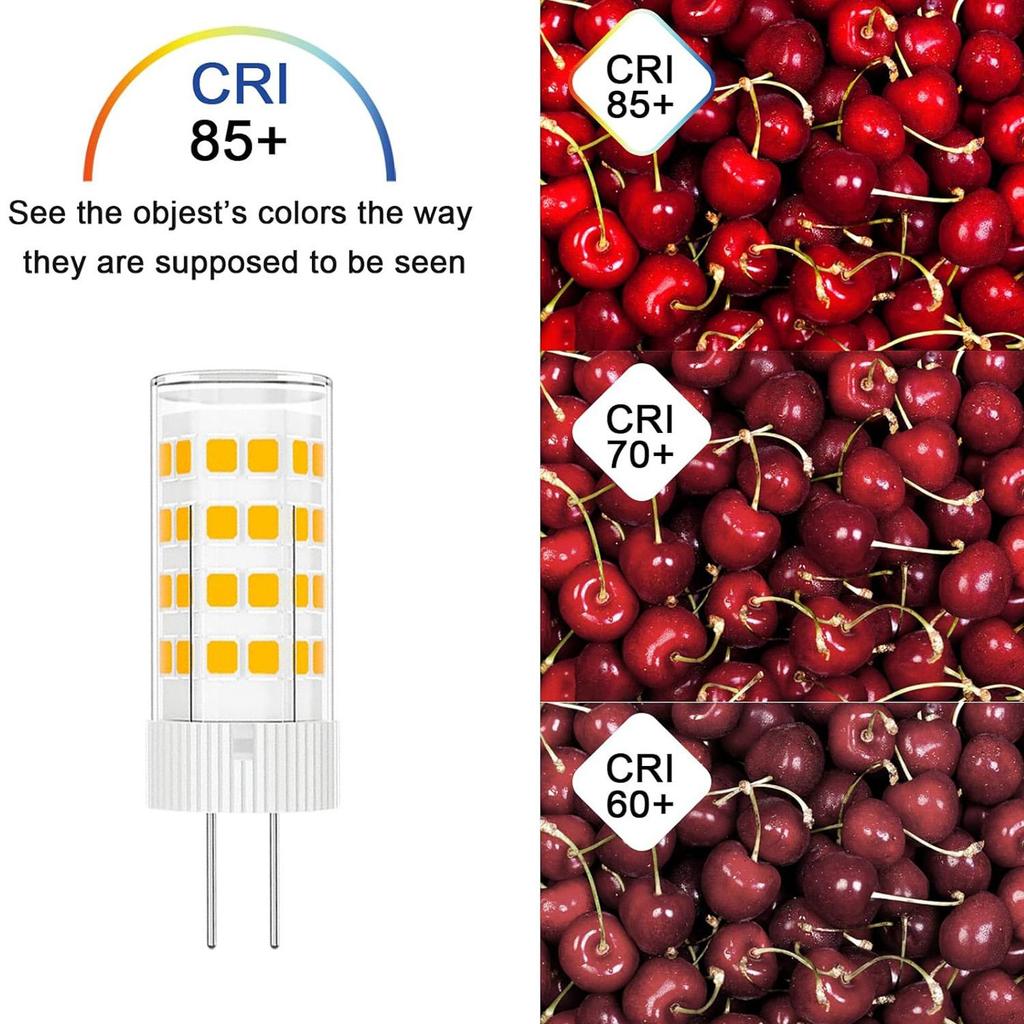 LED žárovka G4 220V 4-7W Bez blikání Keramika Teplá/Studená bílá pro křišťálový lustr Domácí dekorace Úspora energie