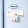 BULL Pin-shaped to 2-Outlet Power Adapter with Individual Switches CN plug (adapter included)