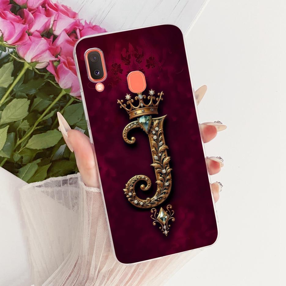 For Samsung Galaxy A20e Case SM-A202F Cute Crown Letters Cover Soft Slim Phone Case For Samsung A20 A 20e 20 S Galaxy A20s Shell