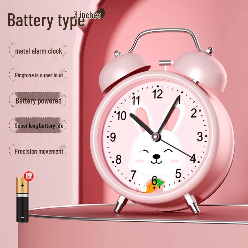 

2025 Студенческий будильник: Мощный будильник, Автоматический механический, Настольное украшение для спальни