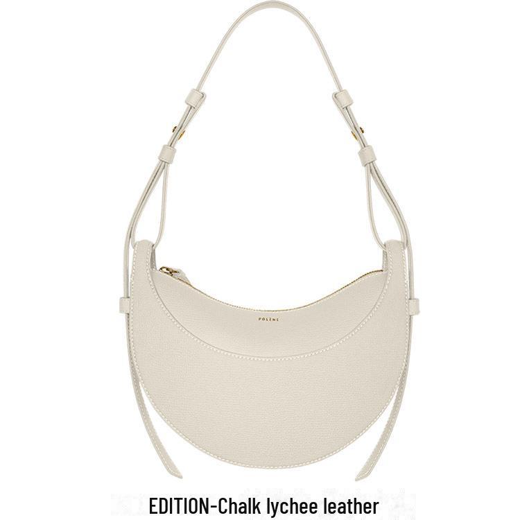 

Сумка-седло из натуральной кожи Paris Niche Design Crescent - модная сумка-мессенджер через плечо Original Logo