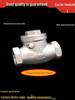 201/304 Stainless Steel Horizontal Non-Return Threaded Check Valve H14W-16P