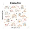 1PC Boho Colo Rainbow Cloud Star Wall Stickers for Waterproof Removable PVC Kids Room Kindergarten Home Decoration