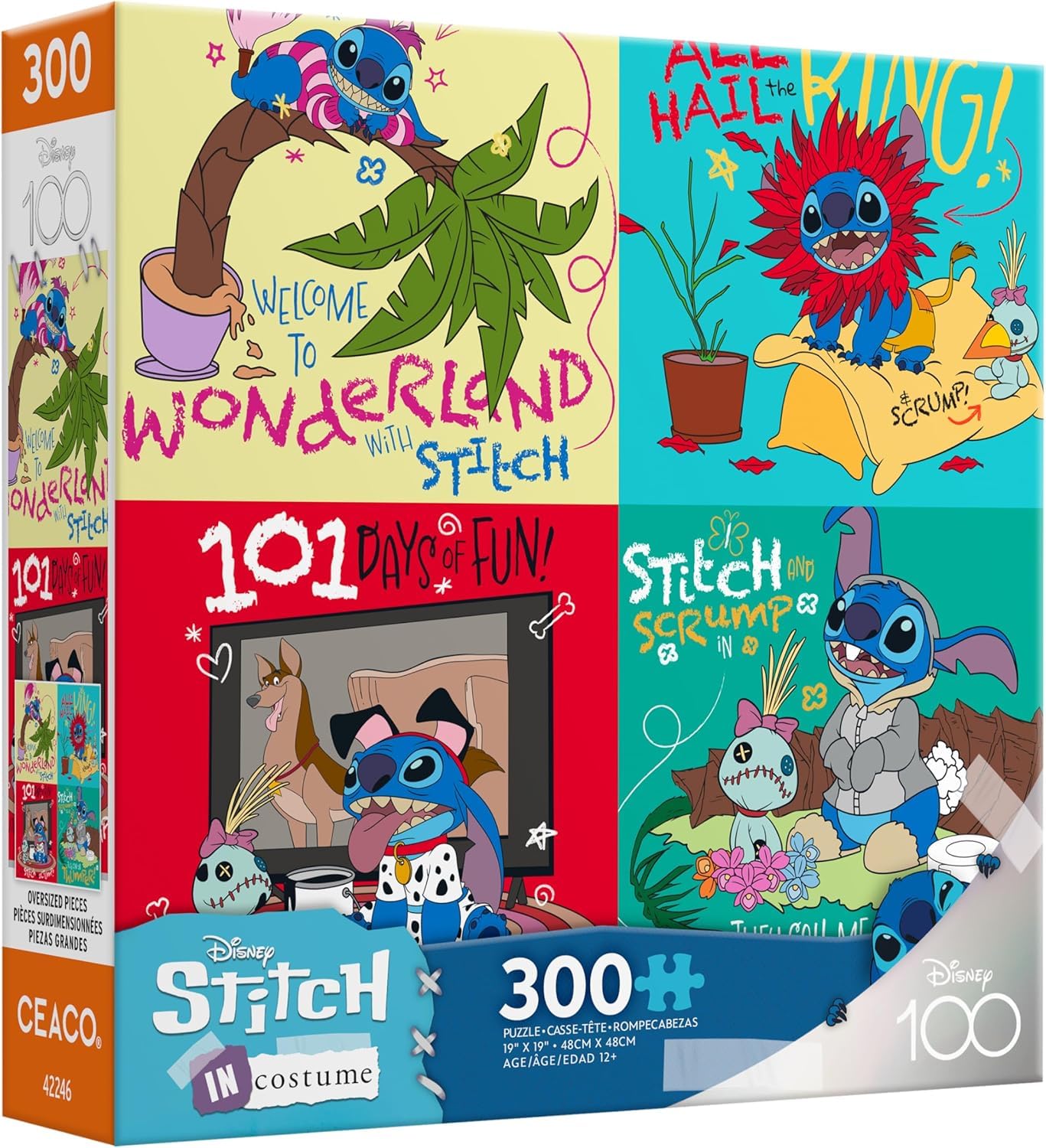 

Ceaco - Disney 100th Anniversary - Stitch Collage - 300 Piece Jigsaw Puzzle.