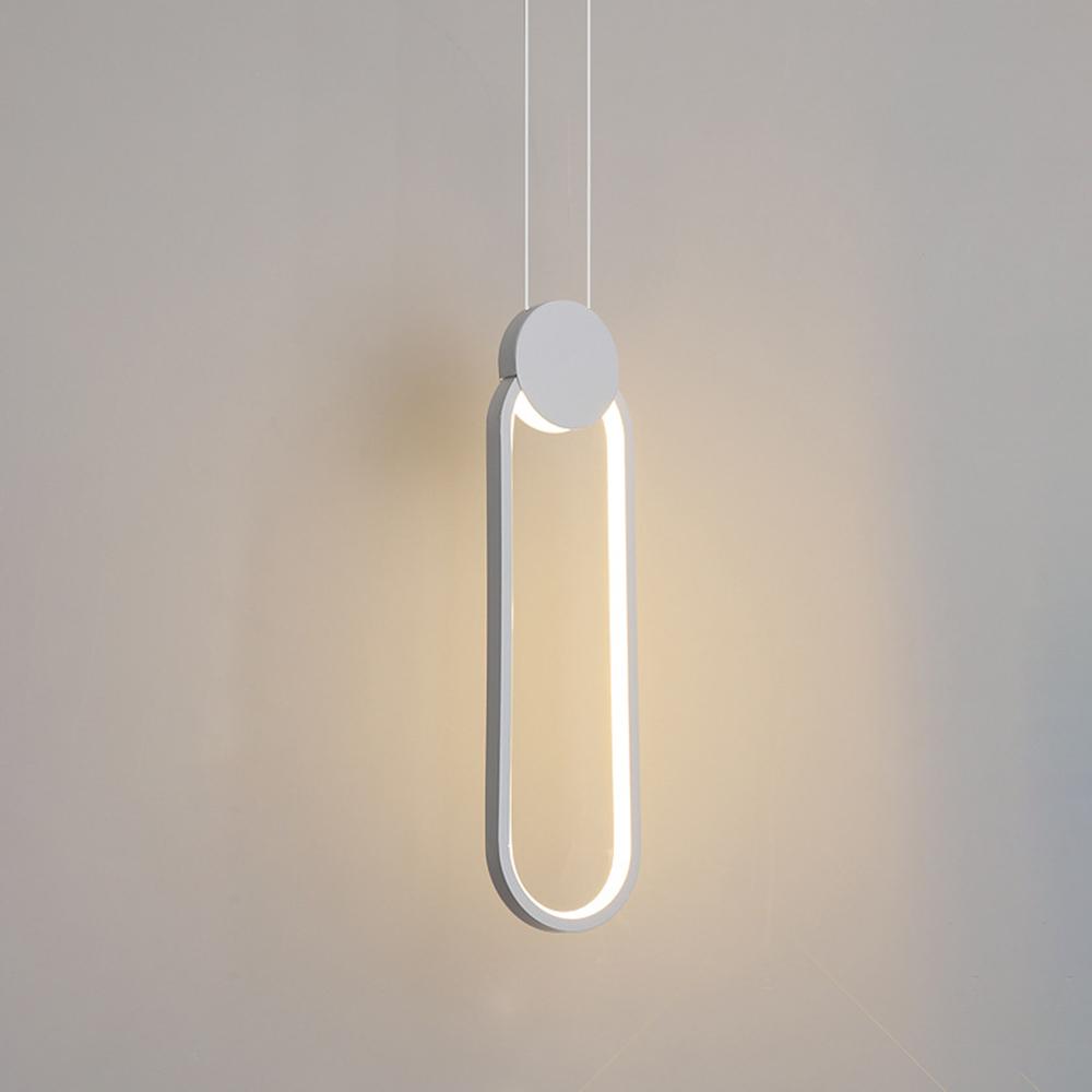 

15 Вт светодиодный подвесной светильник современное домашнее освещение регулируемые подвесные светильники прямоугольный потолочный светильник спальня гостиная люстра 15W&Warm White белый