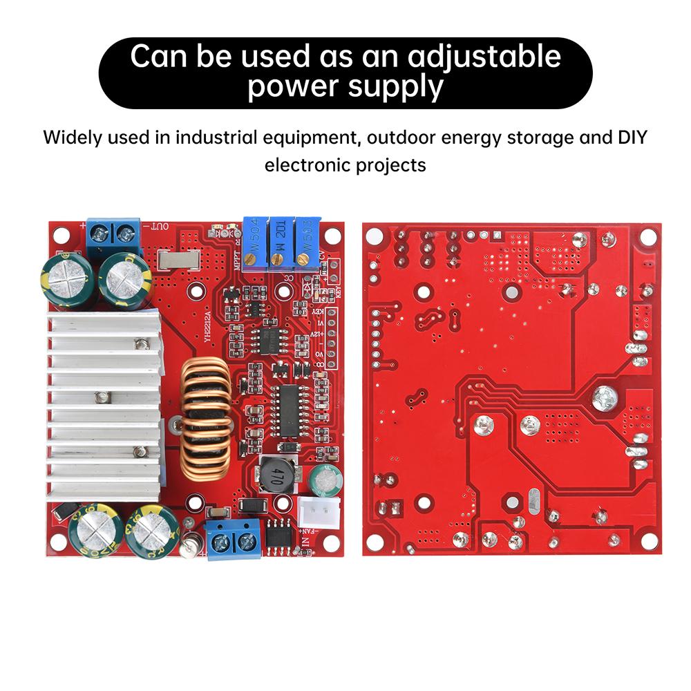 MPPT Boost Lade Modul Solarlade Modul DC 6-50V 15A Konstantspannung & Strom Einstellbar Stromversorgung mit Synchrongleichrichter