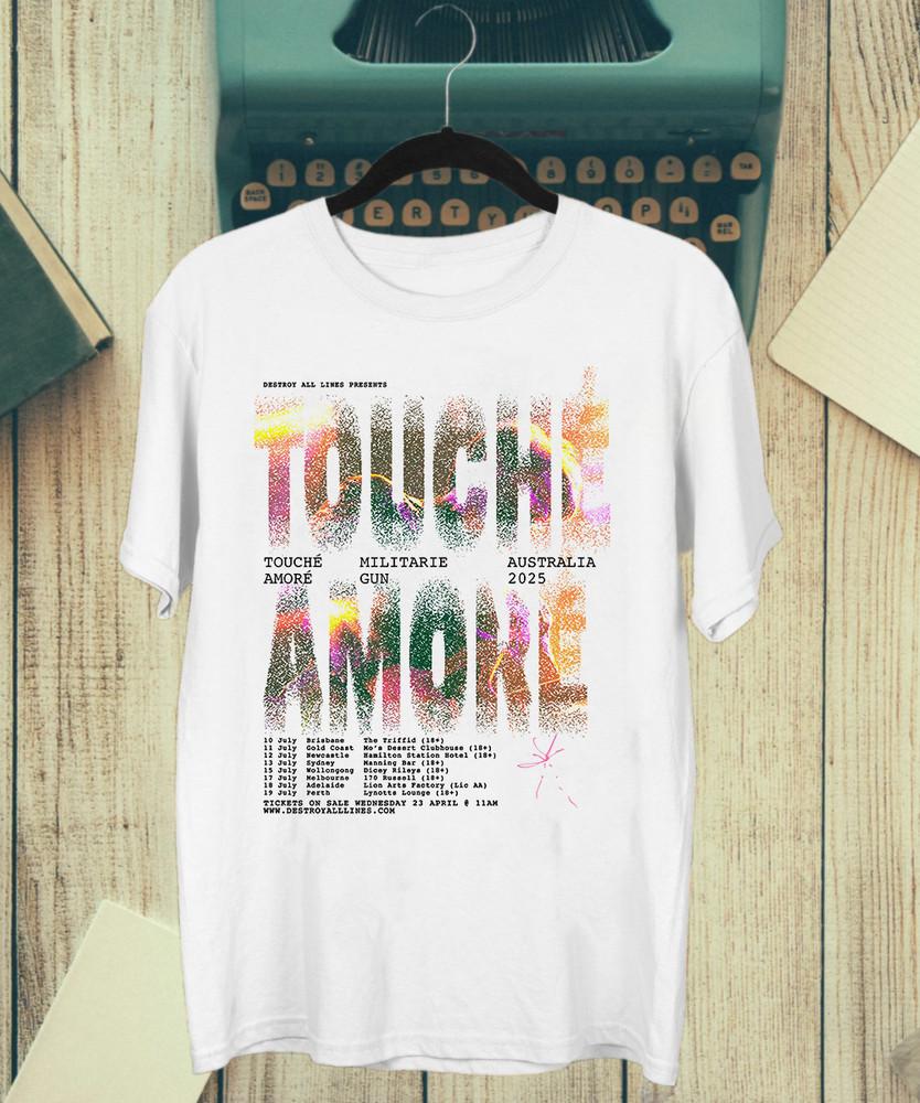 

Touche Amore Band Australian Tour Cotton T Shirt Full Size S-5XL Unisex T-Shirt L
