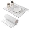 Sustainable Diatomaceous Earth Mat for Drying Dishes Tableware Draining Mat Drain Pad for Kitchen and Bathroom Counters