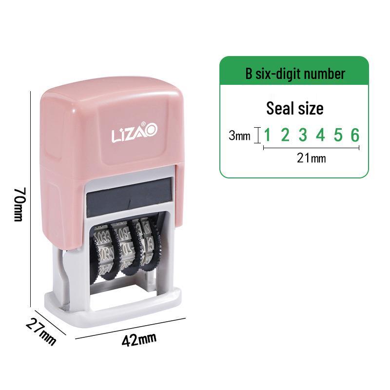 Automatic Re-inking Teacher QC Date Stamp with Adjustable Year, Month, Day