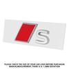 S3 S4 S5 S6 S7 S8 Logo Original Plastic Sticker Car Trunk Decoration Decal Accessories For  qwer114 A4 B8 A3 8P A6 C7 8V B6 B7 B9 Q5