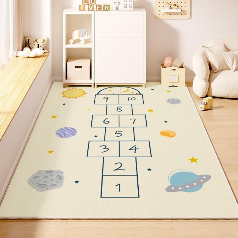 Children's Carpet Urban Planning Climbing Rugs Large Anti Slip Easy To Maintain Floor Mats Kindergarten Early Education Carpet