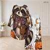 Women Plus Size Round Neck Long Sleeve Cartoon Bear Printed High Low Top Wide Leg Pants Two Piece Set