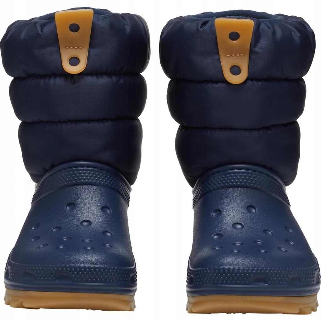 Crocs Classic Neo Puff Boot K 207684 |J3/5/Eu 34-35| Navy/Gum
