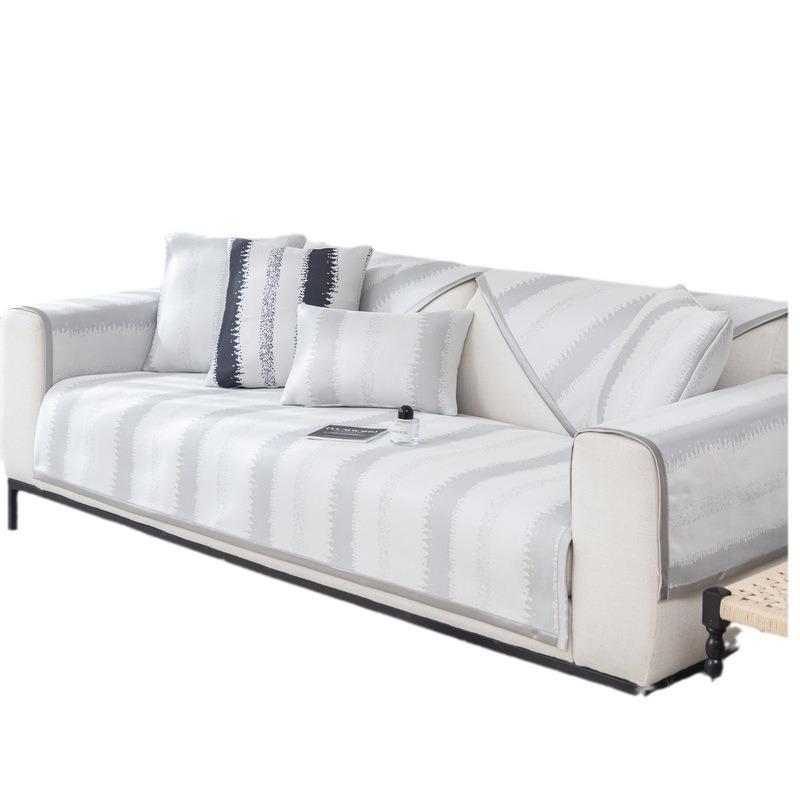 Summer Ice Silk Sofa Cushion Summer Mat Non-Slip Ice Pad Summer Leather Sofa Cover Cover Cloth