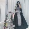 The Last Hyūga Hinata Black Wedding Dress Cosplay Anime Clothing Halloween Costumes For Women Gothic Black Dresses ACGN Party