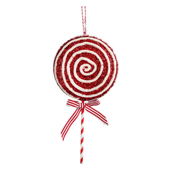 Christmas Candy Ornament Foam Peppermint Candy Cane Christmas Decoration DIY Tree Hanging Pendant for Holiday Decor