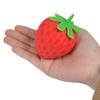 1/2/3/4Pcs Red Strawberry Stress Ball Realistic Mini Strawberry Squeeze Fidget Toy Stretchy TPR