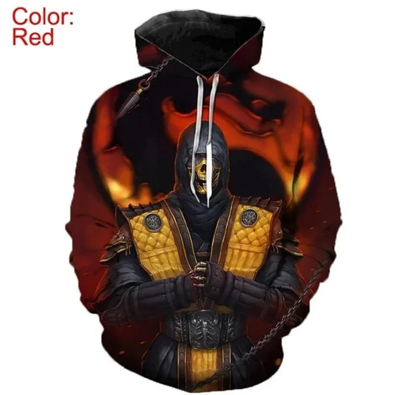 Mortal Kombat 11 Game Hoodies Hot Sell Men Clothing Cool Design 3D Printed Hoodie Women Pullover Harajuku Fashion Y2k Tops Hoody