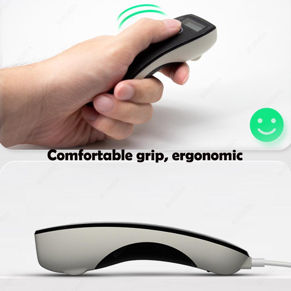 Mini Bluetooth Skaner Kodów Kreskowych Packot Bezprzewodowy Czytnik Kodów QR Przenośny Skaner Kodów 1D 2D Ręczny dla Kuriera Logistyka Sklep