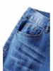 European & North American Women's Elastic Bell Bottom Fringe Jeans